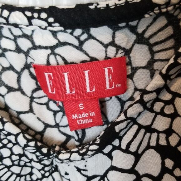 🖤5/$20🖤 ELLE black and white floral mini dress - Picture 4 of 6